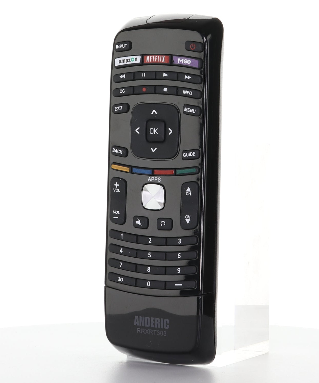 Anderic RRXRT303 Replacement Smart TV Remote Control with QWERTY Keyboard for Vizio