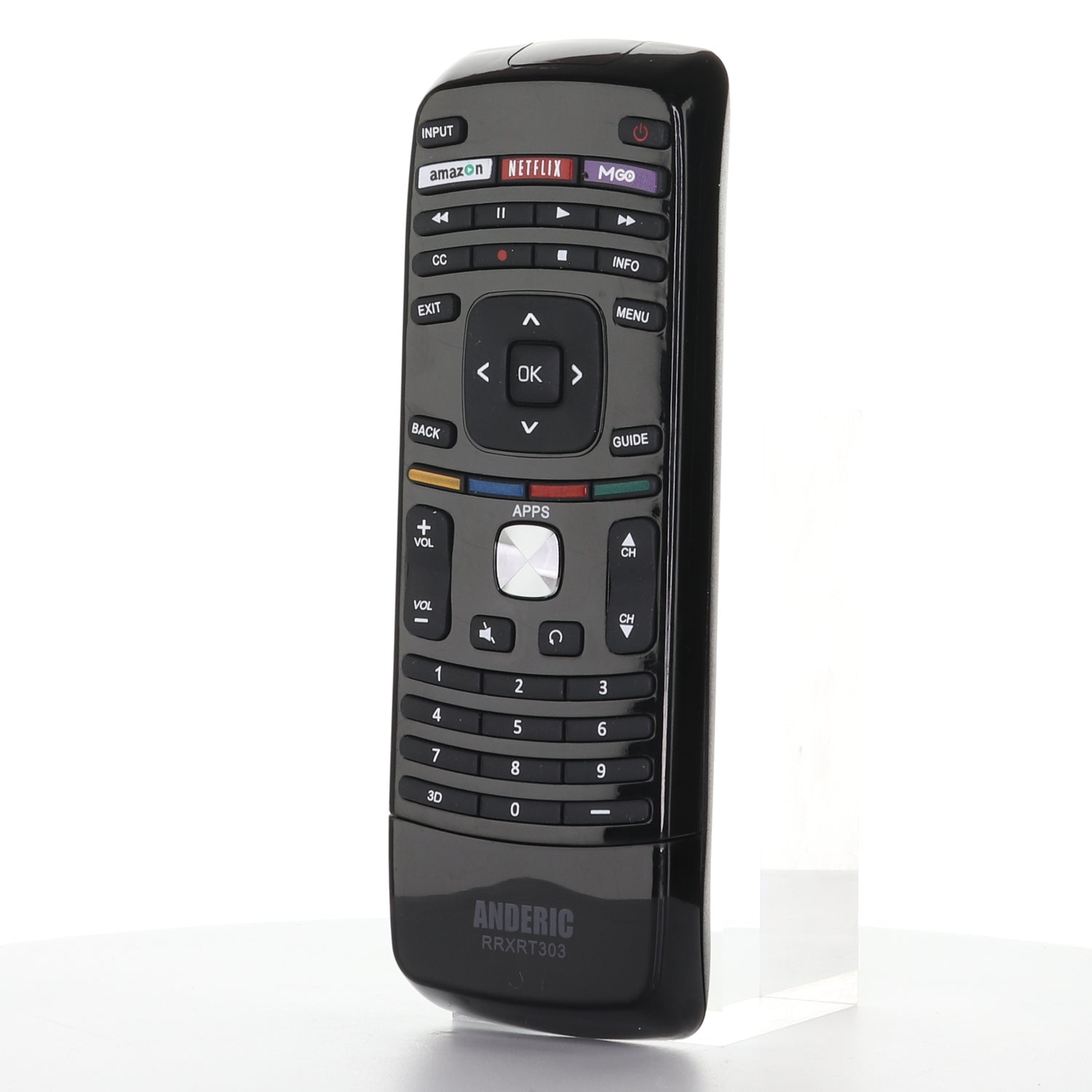 Anderic RRXRT303 Replacement Smart TV Remote Control with QWERTY Keyboard for Vizio