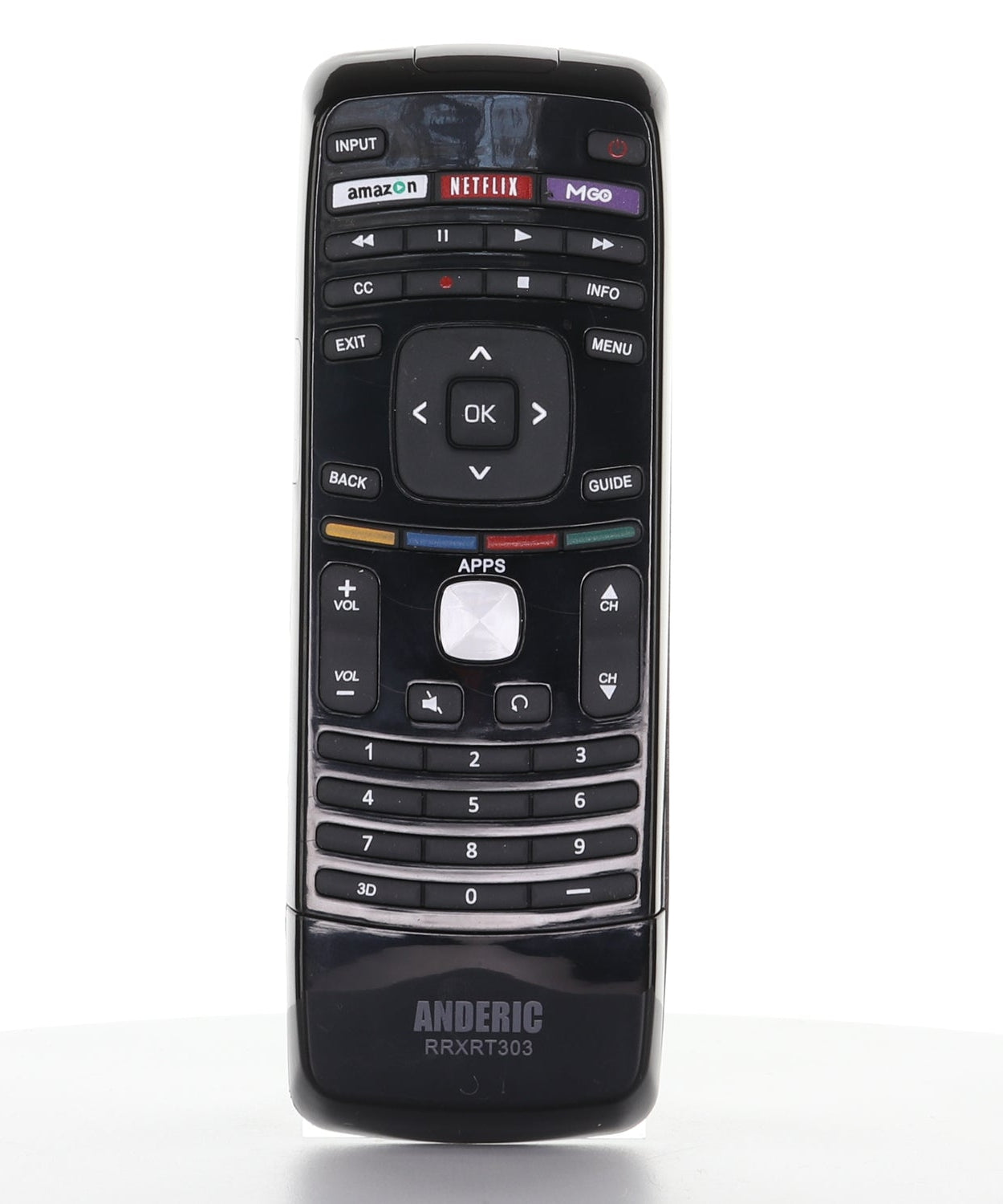 Anderic RRXRT303 Replacement Smart TV Remote Control with QWERTY Keyboard for Vizio