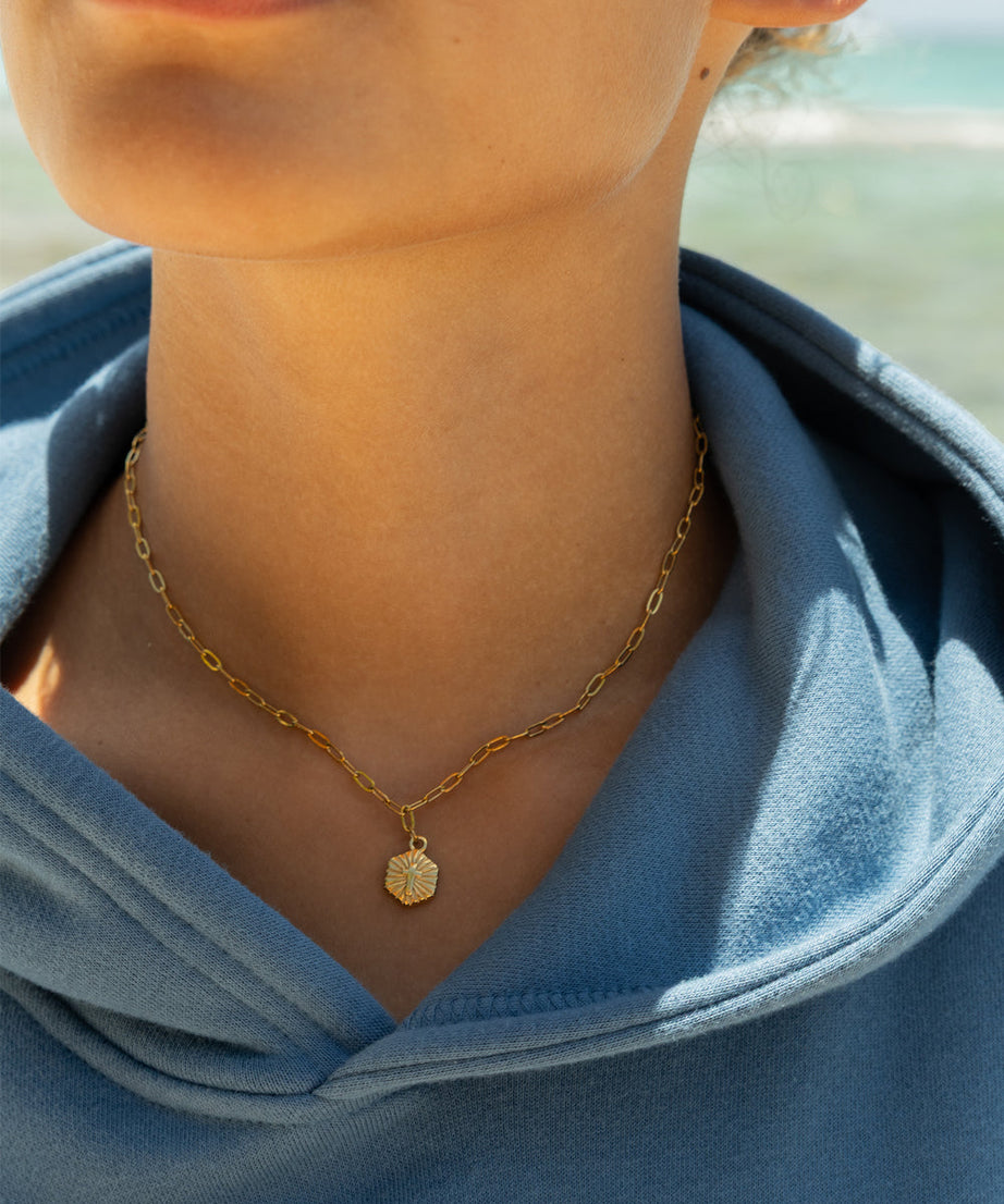 Radiant Cross Necklace