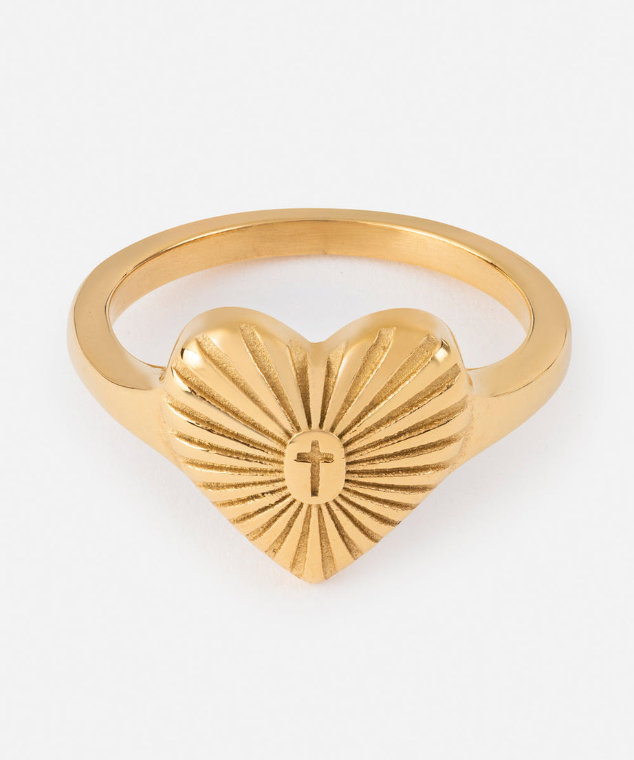 Radiant Heart Ring