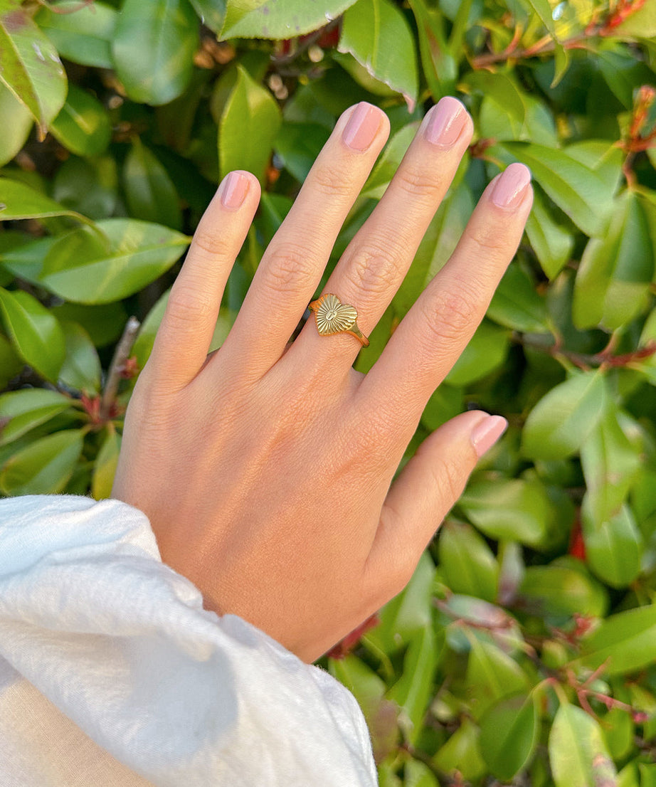 Radiant Heart Ring