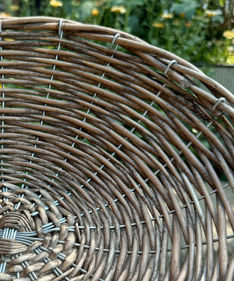 Runder Weiden-Podestkorb