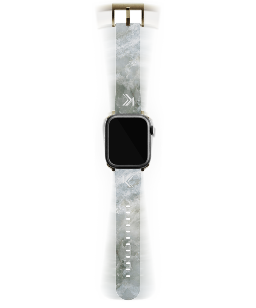 Uhrarmband mit Rohdiamanten