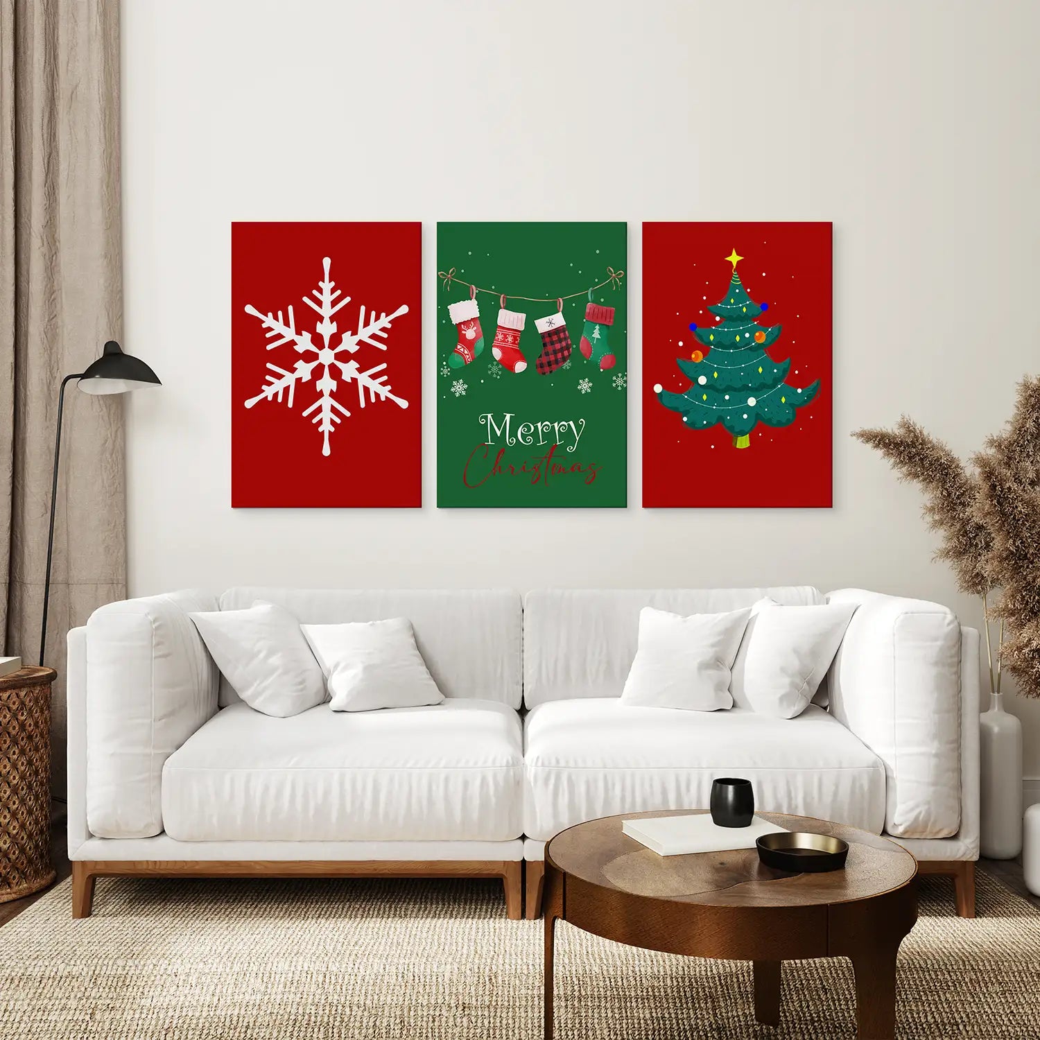 Moderne Weihnachtsdeko Kinderzimmer Wandkunstdrucke