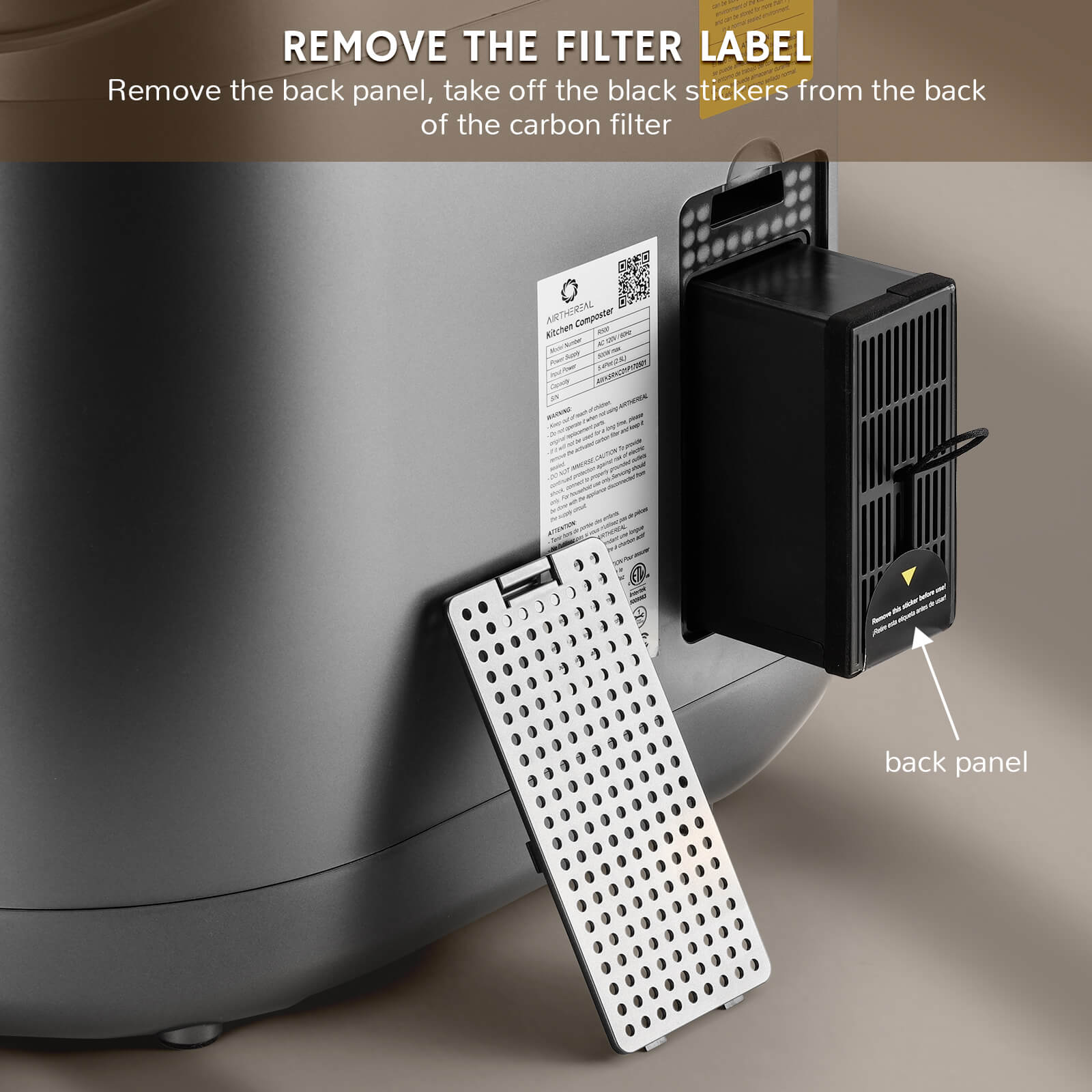 Revive R500 Electric Kitchen Composter