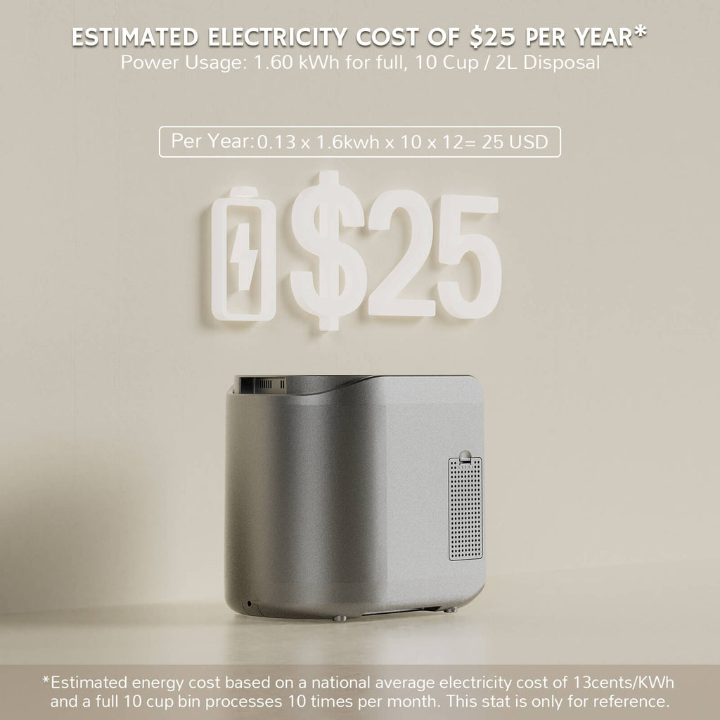 Revive V500 Electric Kitchen Composter, Visual Version