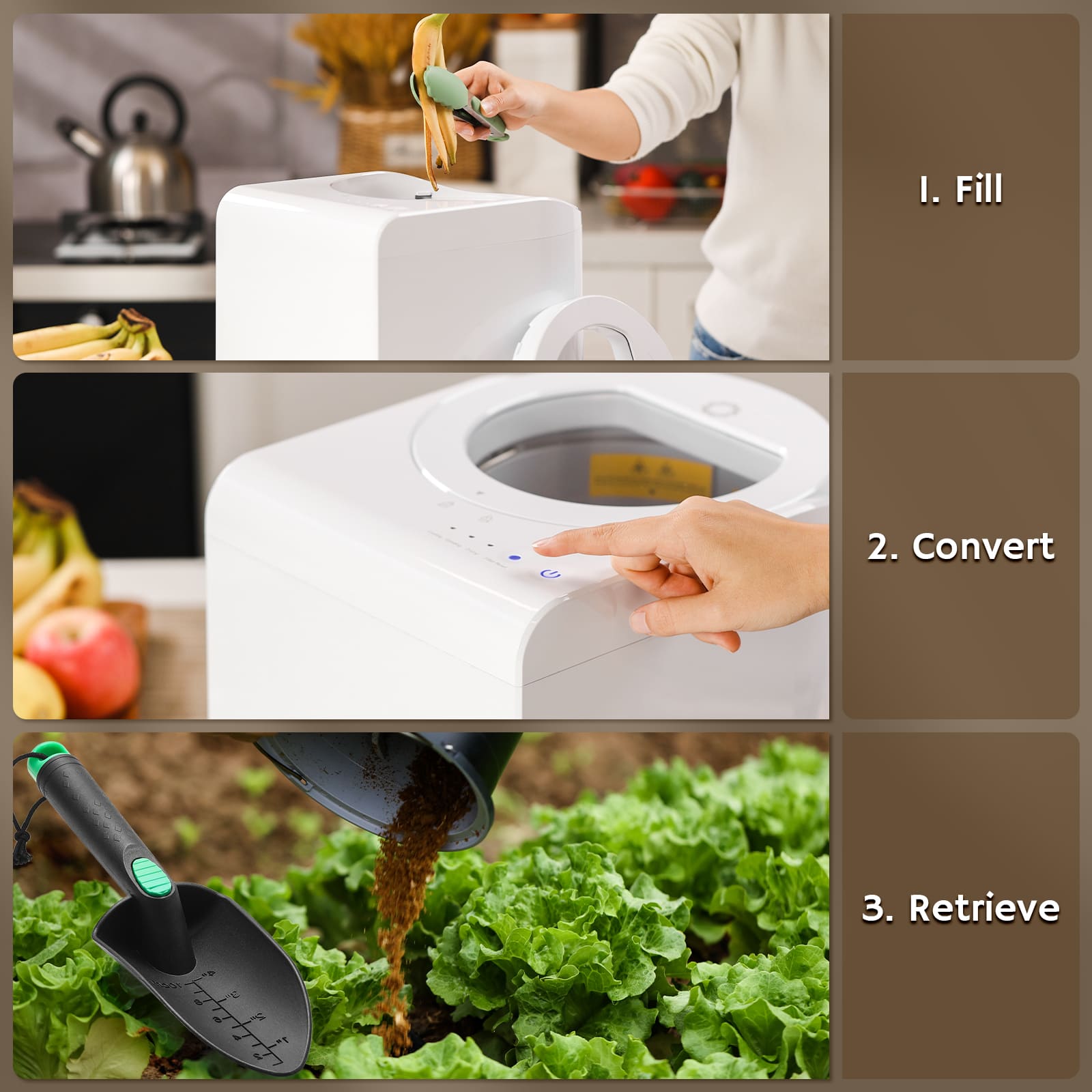 Revive V500 Electric Kitchen Composter, Visual Version