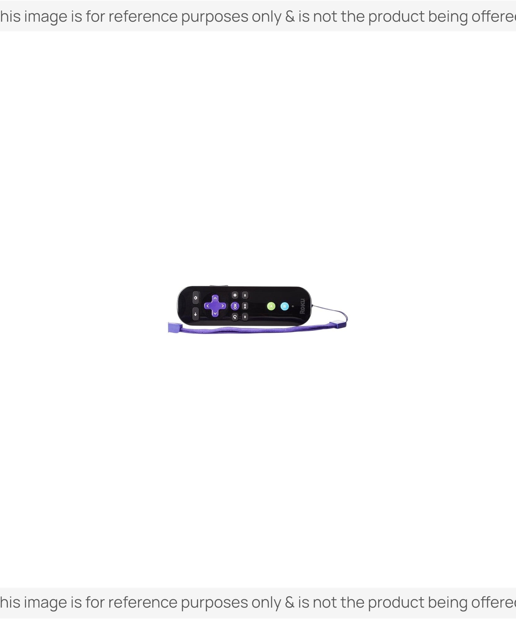 Substitute for Roku 3 RF Streaming Remote Control [RCGZ1, NO GAMING KEYS, HEADPHONE JACK]
