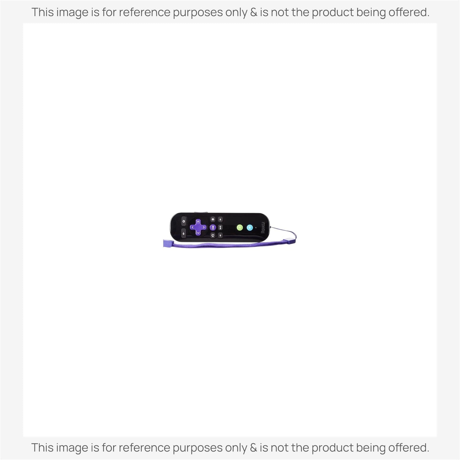 Substitute for Roku 3 RF Streaming Remote Control [RCGZ1, NO GAMING KEYS, HEADPHONE JACK]