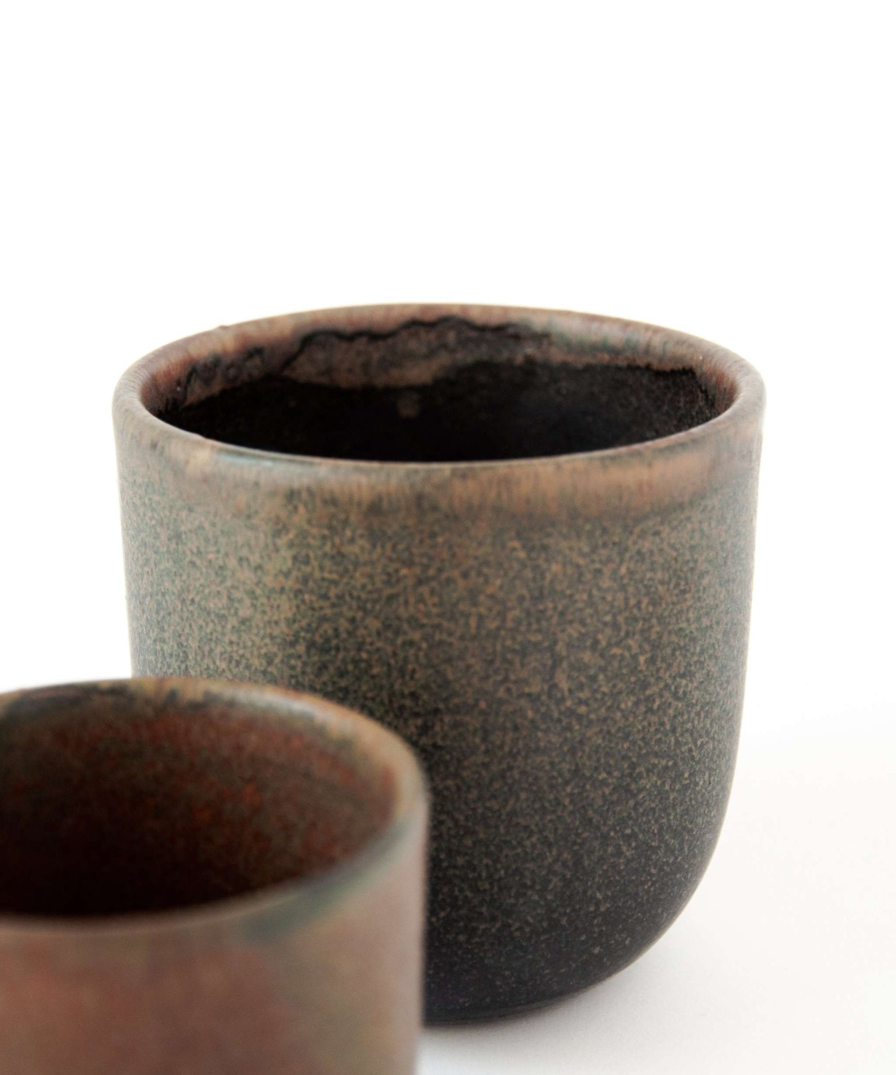 Kaffeetasse aus Rost-Steingut