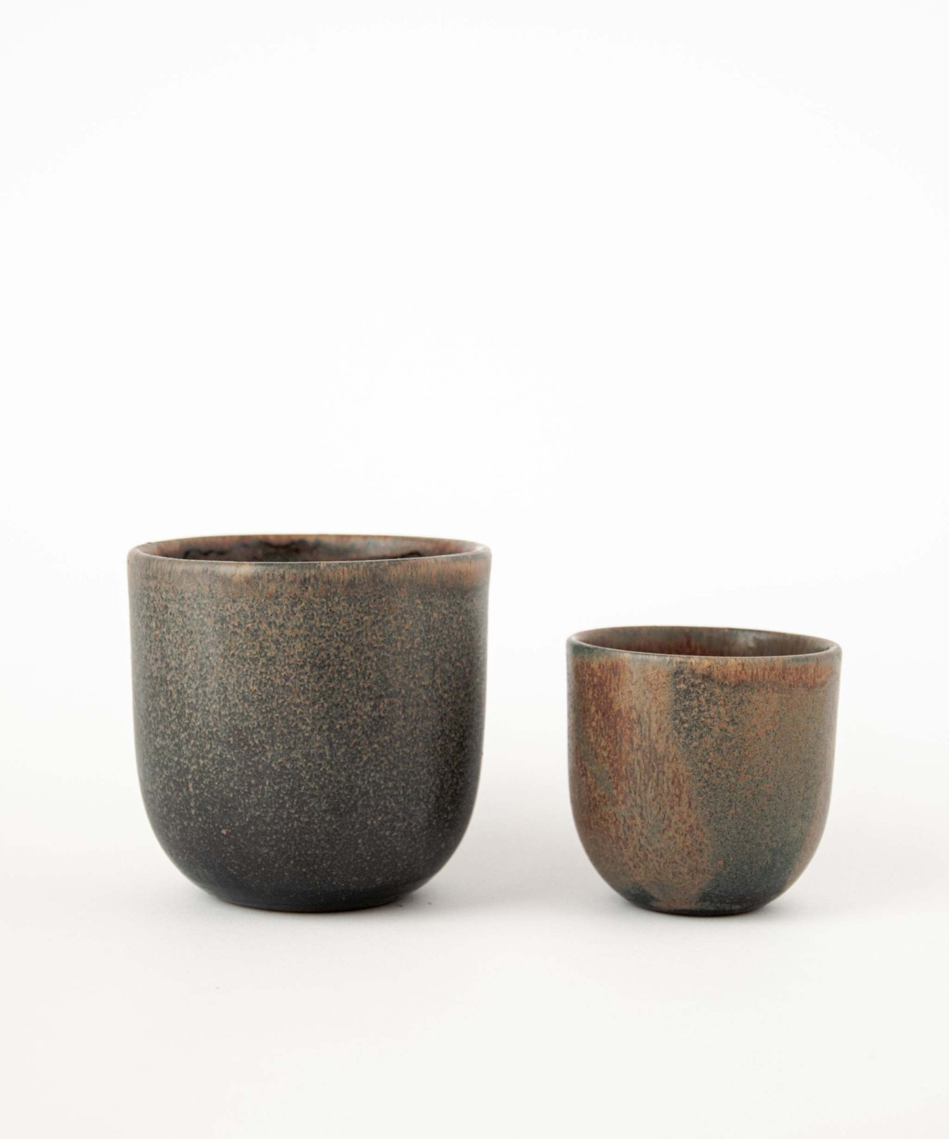 Kaffeetasse aus Rost-Steingut