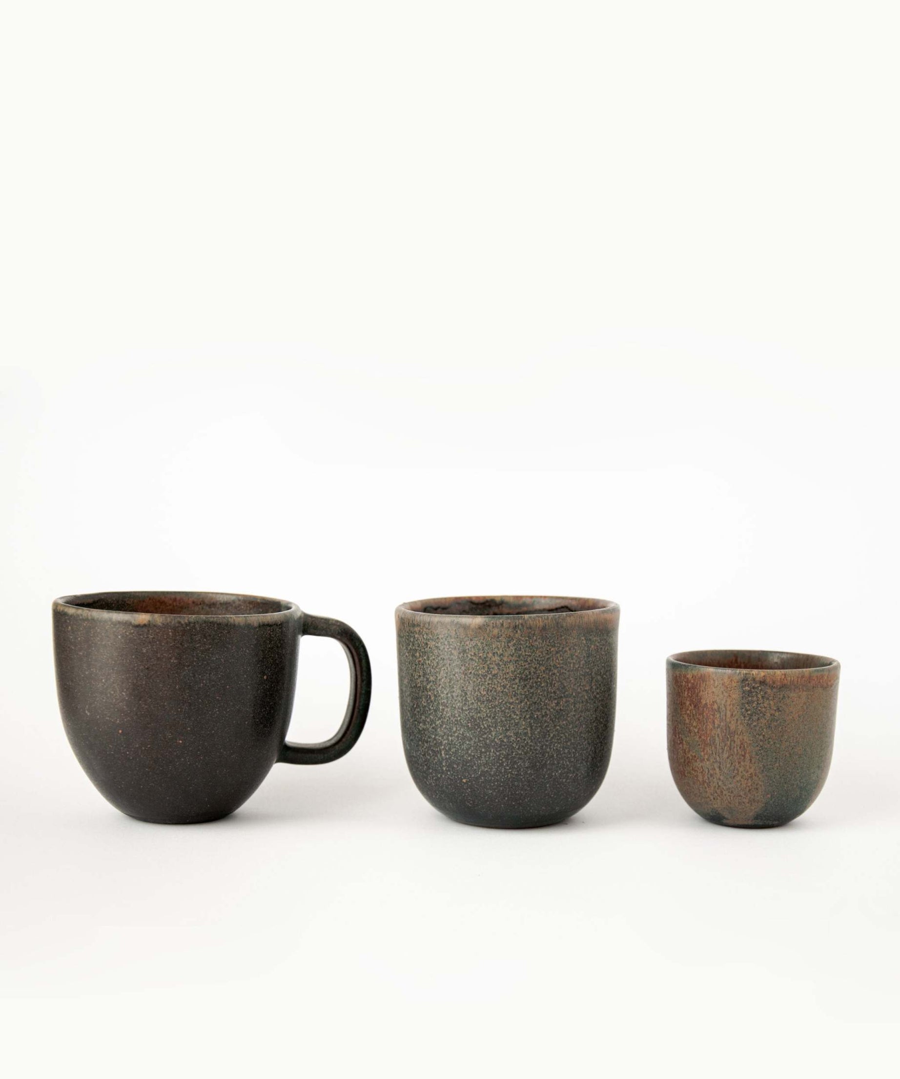 Kaffeetasse aus Rost-Steingut