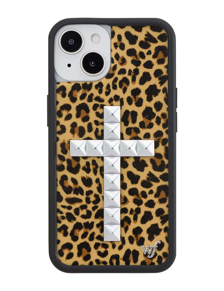 Stud Cross Meow iPhone Case