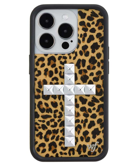 Stud Cross Meow iPhone Case