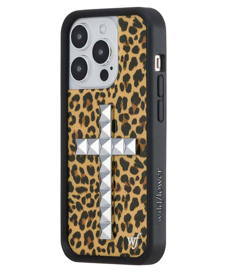 Stud Cross Meow iPhone Case