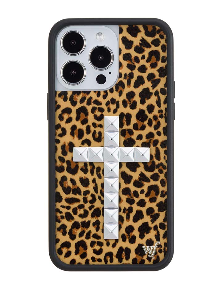 Stud Cross Meow iPhone Case
