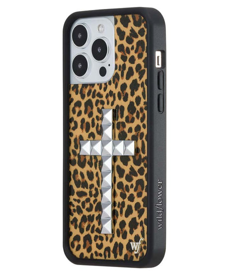 Stud Cross Meow iPhone Case