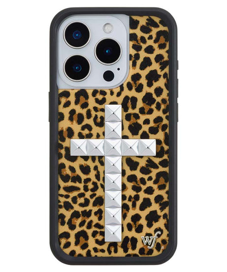 Stud Cross Meow iPhone Case