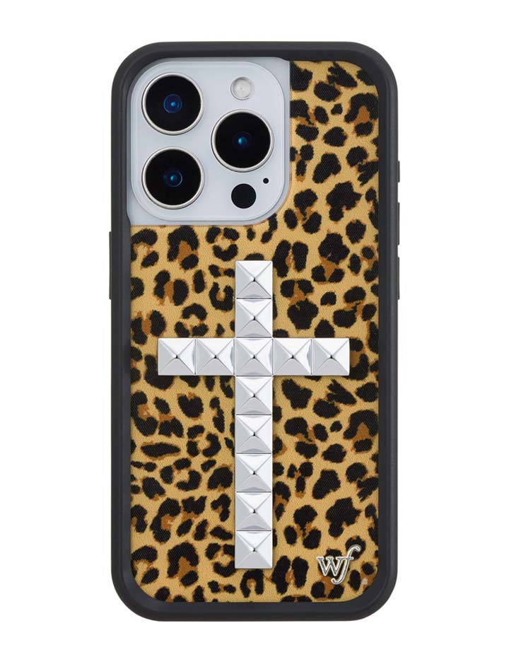 Stud Cross Meow iPhone Case