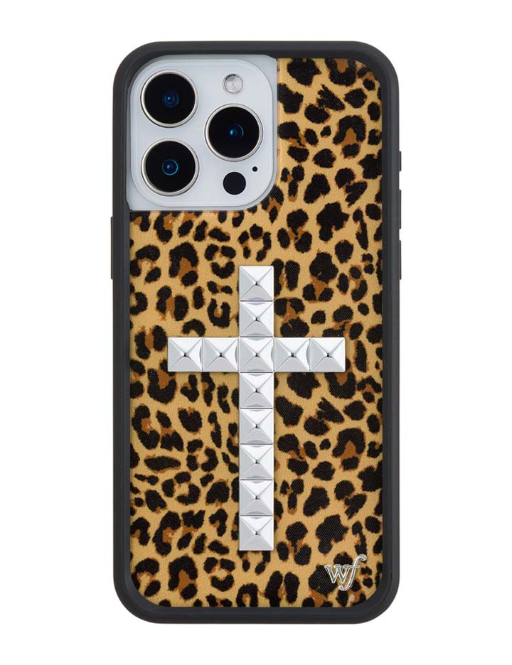 Stud Cross Meow iPhone Case