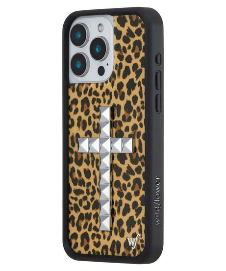 Stud Cross Meow iPhone Case