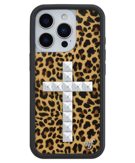 Stud Cross Meow iPhone Case