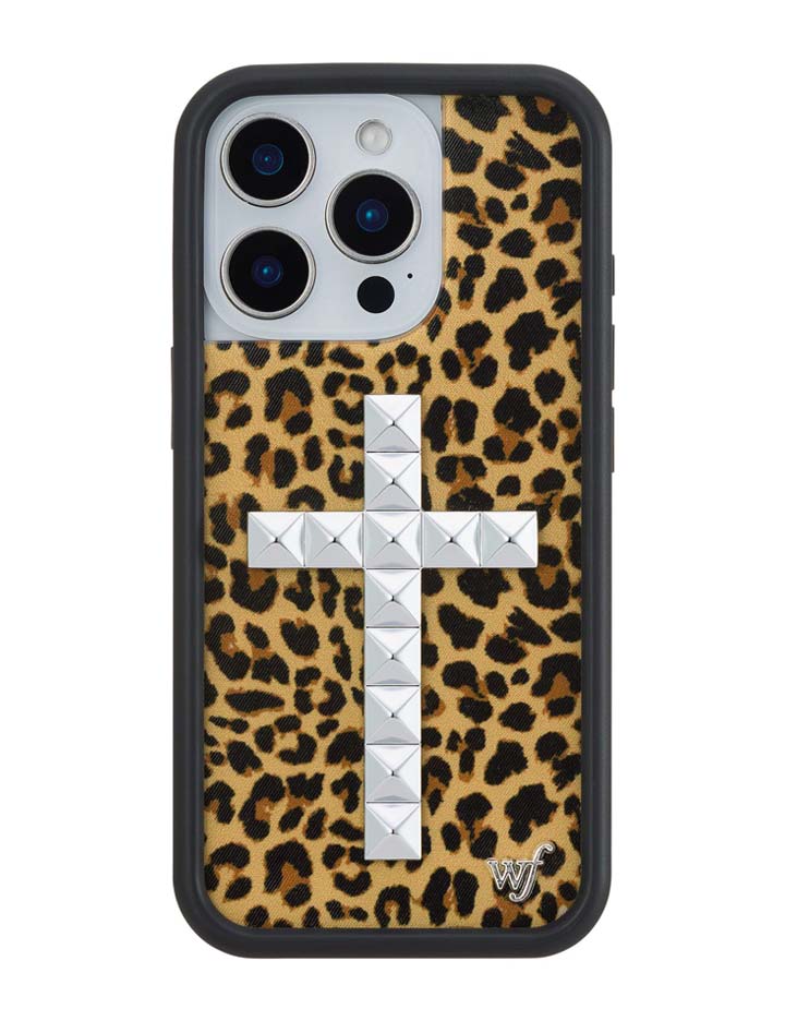 Stud Cross Meow iPhone Case