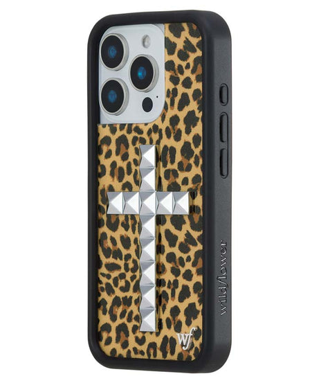 Stud Cross Meow iPhone Case