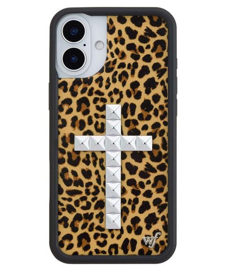 Stud Cross Meow iPhone Case