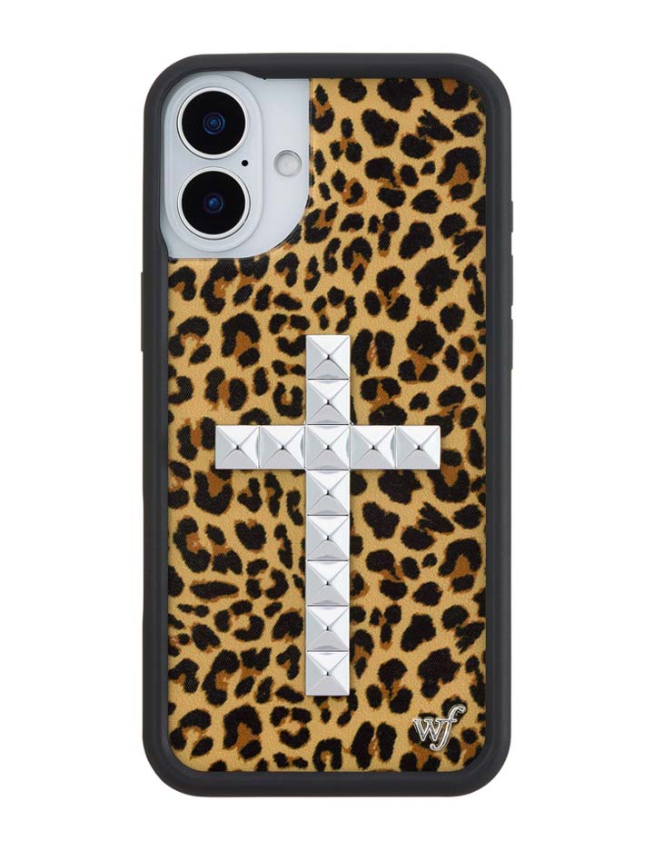 Stud Cross Meow iPhone Case