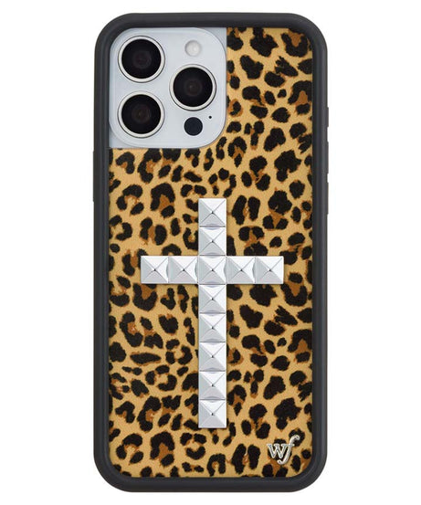Stud Cross Meow iPhone Case