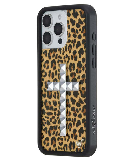 Stud Cross Meow iPhone Case