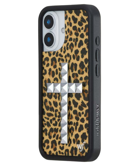 Stud Cross Meow iPhone Case