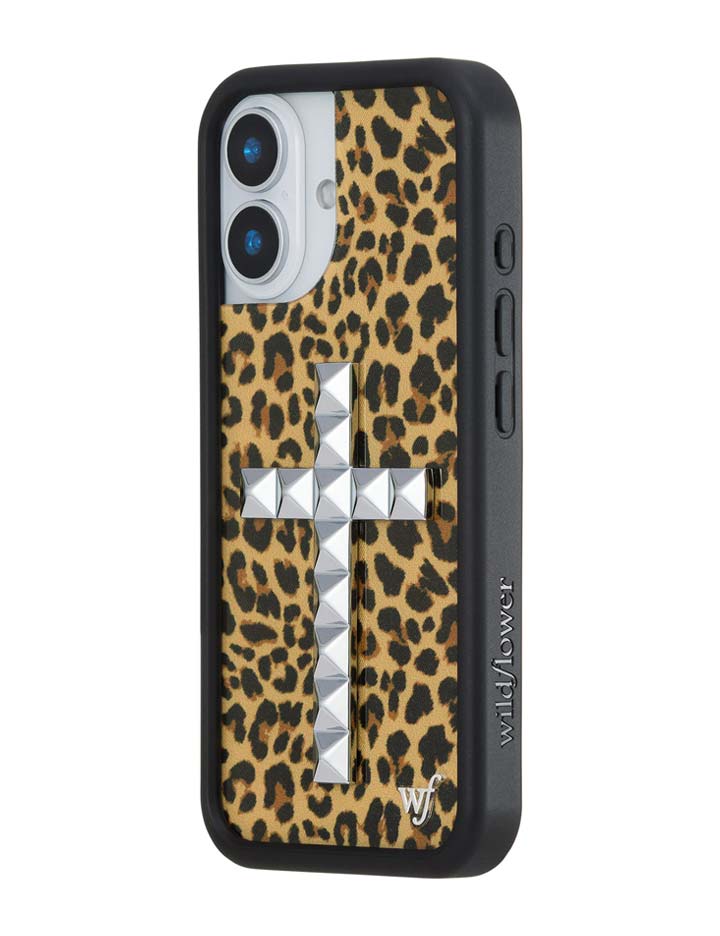 Stud Cross Meow iPhone Case