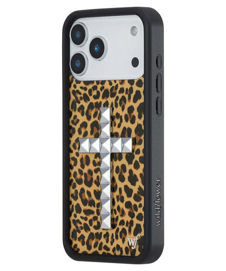 Stud Cross Meow iPhone Case