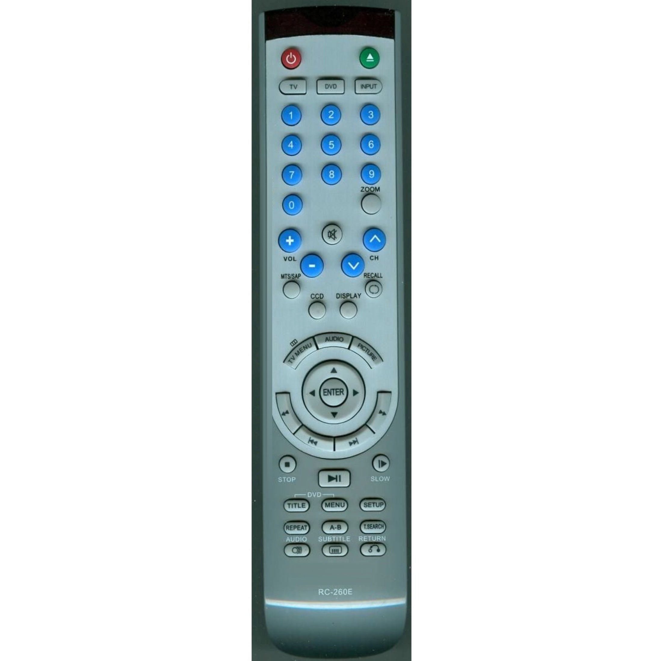 Insignia RC260E TV/DVD Combo Remote Control - ES06195E
