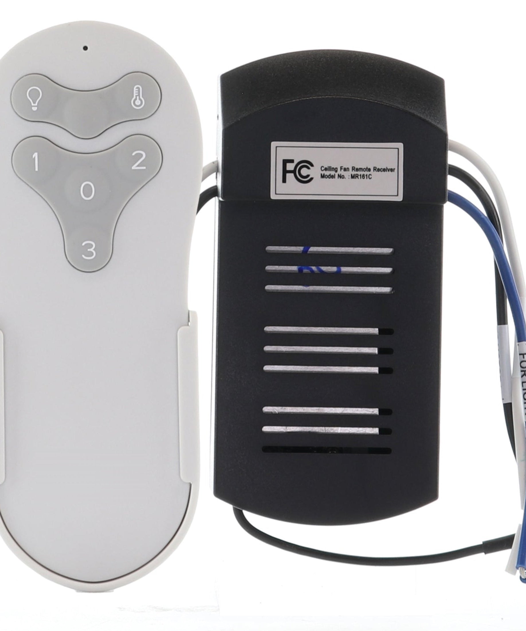Harbor Breeze Remote Control & Receiver Kit for Reidsport 44-In & 52-In Ceiling Fans | MR161C Receiver | 2AQZU-18038 Remote - MR161C-18038-Kit