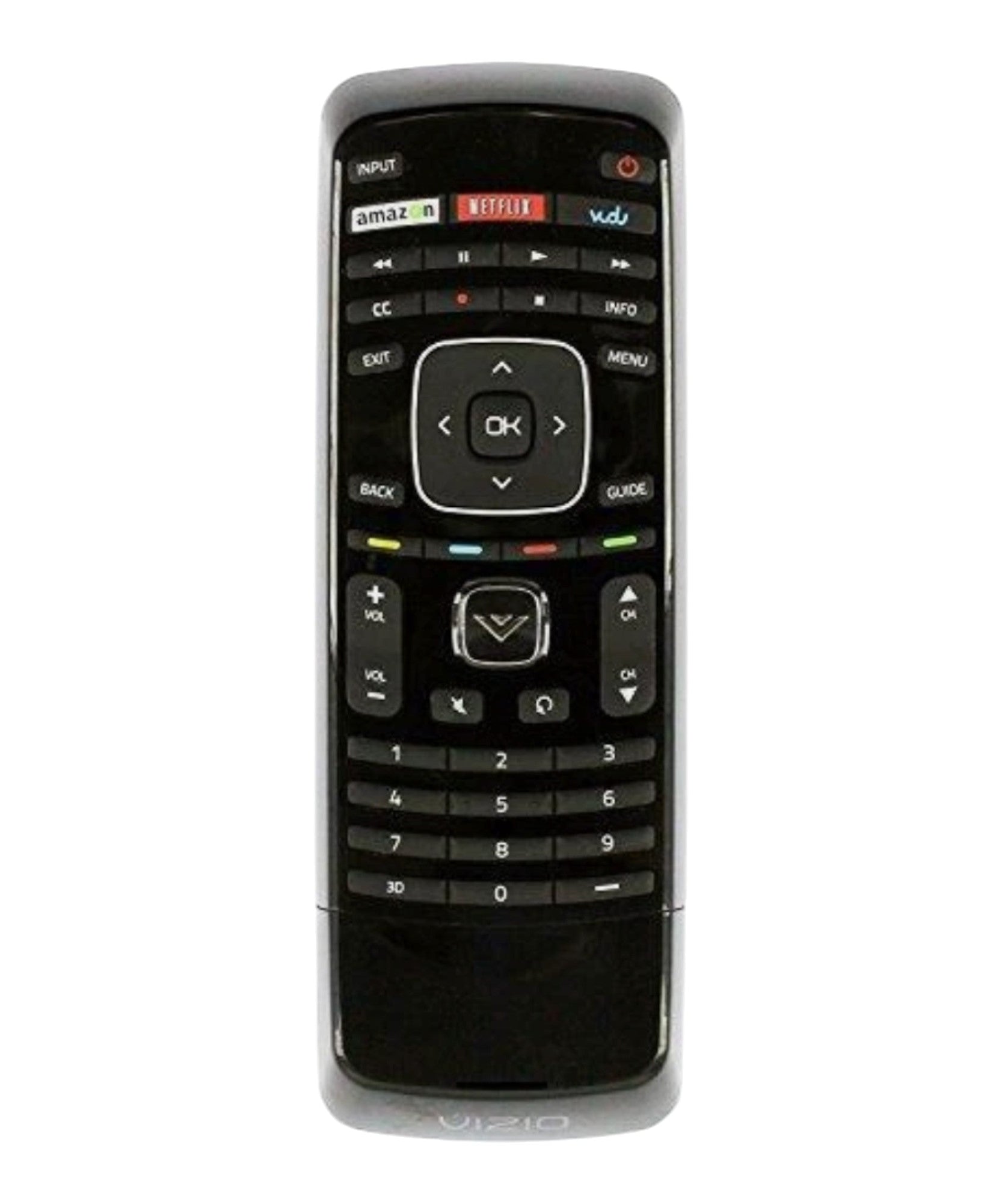 Vizio XRV1TV3D TV Remote Control with QWERTY keyboard