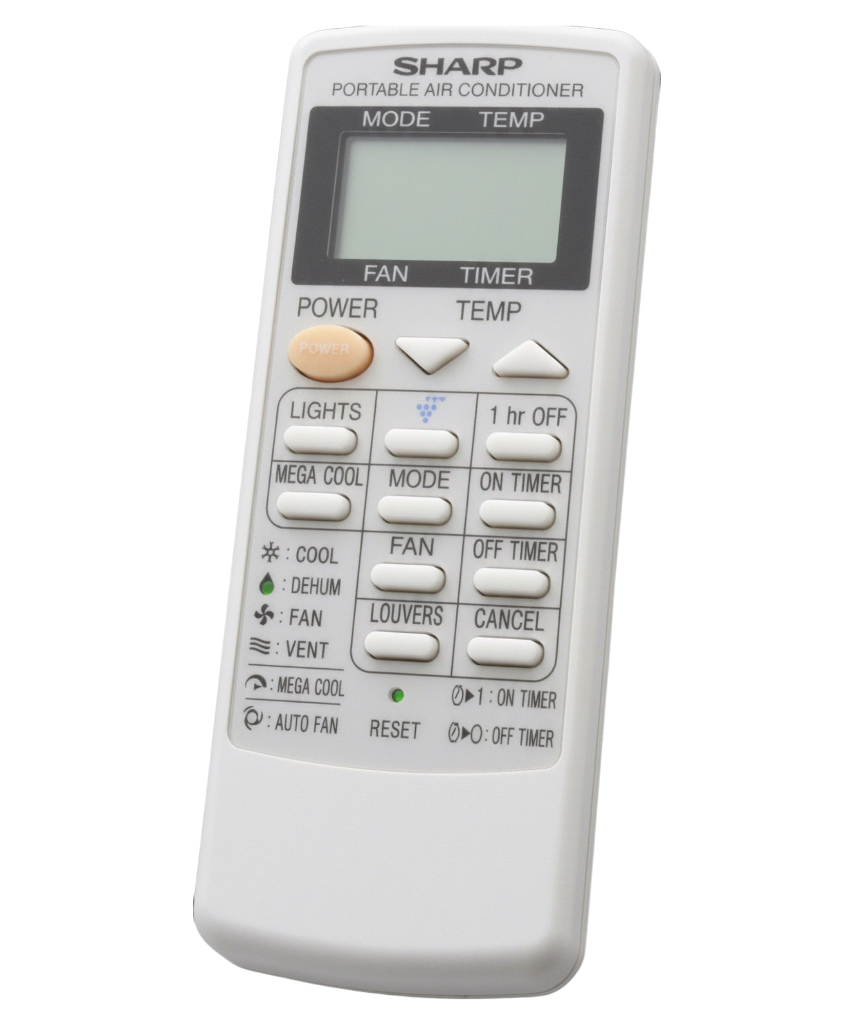 Sharp CRMCA663JBE Air Conditioner Remote Control