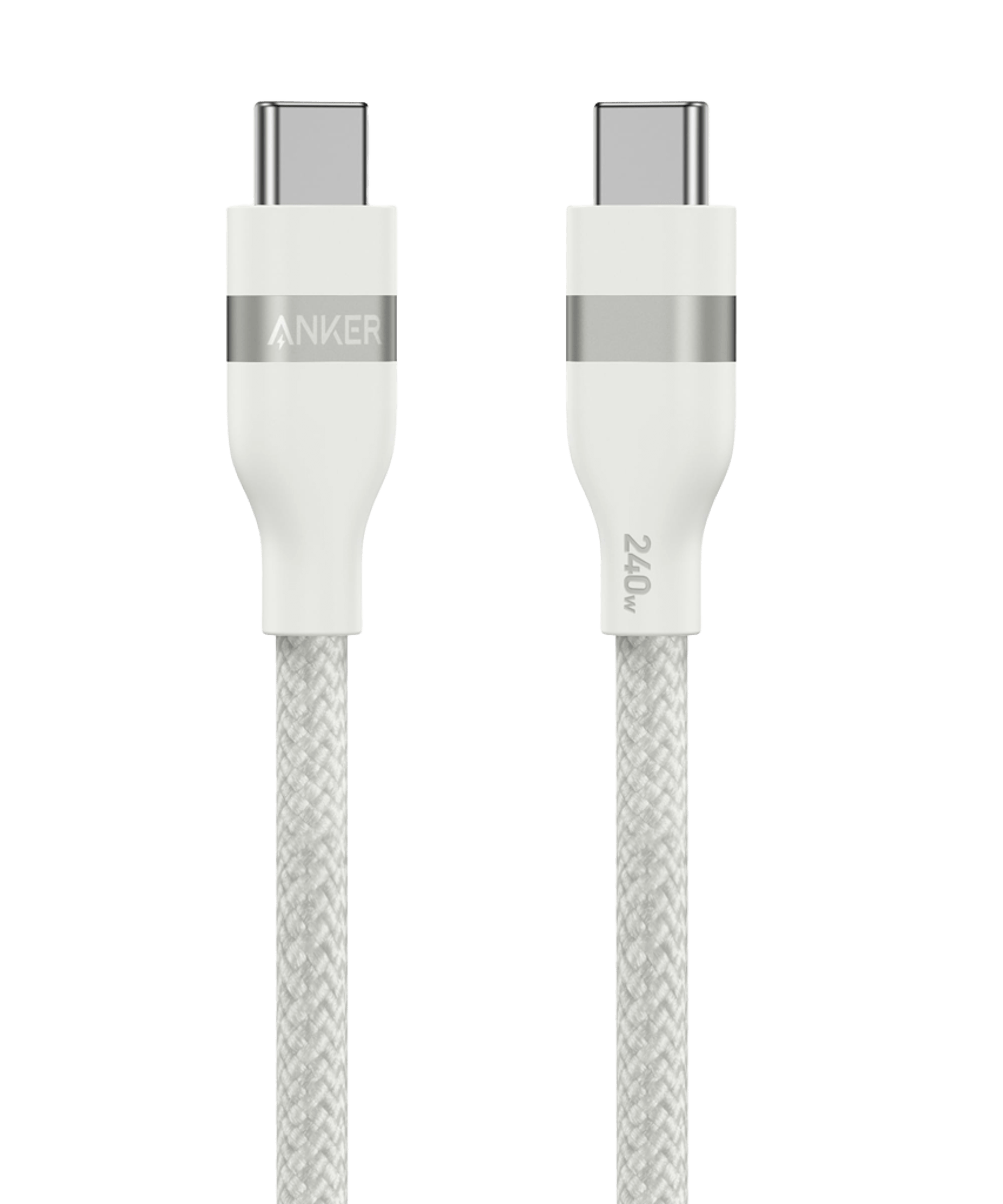 Anker USB-C to USB-C Cable (3 ft / 6 ft, 240W, Upcycled-Braided)