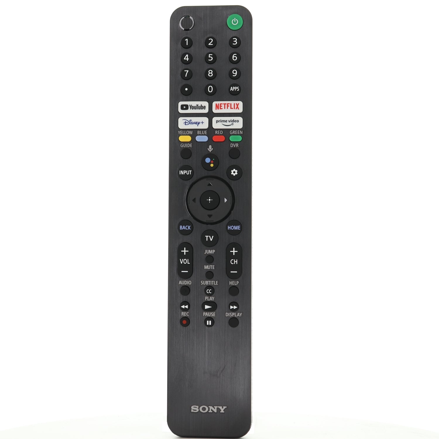 Sony RMF-TX520U TV Google Voice Remote Control | Bravia XR | 4K Ultra HDR | OLED | RMFTX520U - 1-009-952-11