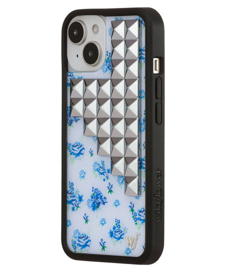 Forget Me Not Floral Stud iPhone Case
