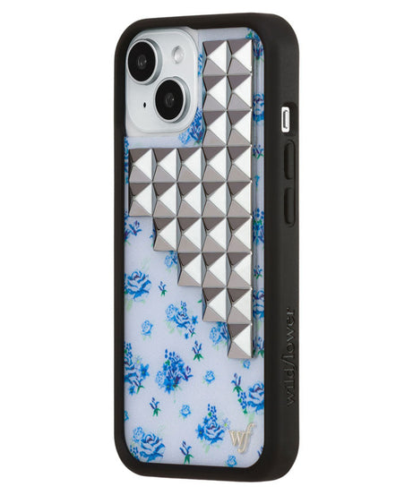 Forget Me Not Floral Stud iPhone Case