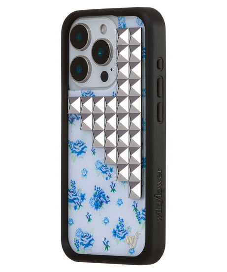 Forget Me Not Floral Stud iPhone Case