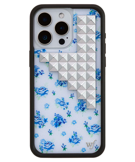 Forget Me Not Floral Stud iPhone Case
