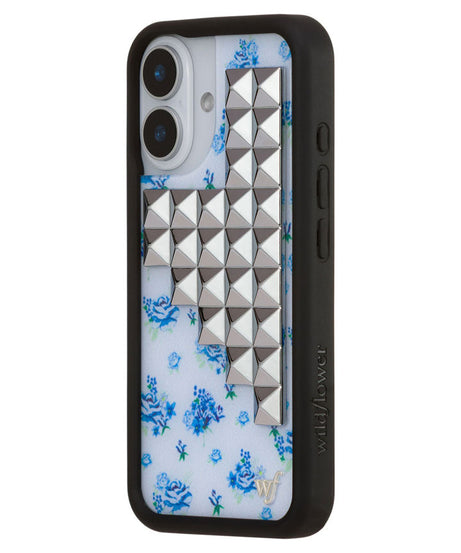 Forget Me Not Floral Stud iPhone Case