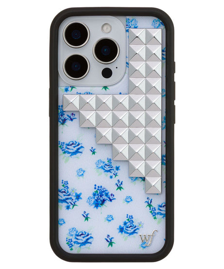 Forget Me Not Floral Stud iPhone Case