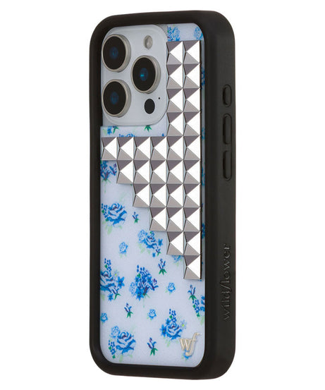 Forget Me Not Floral Stud iPhone Case