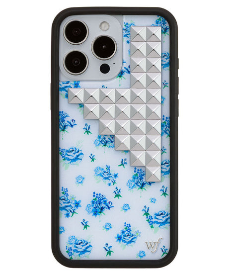 Forget Me Not Floral Stud iPhone Case